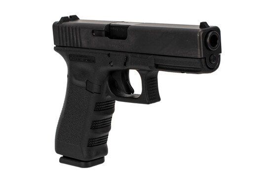 Glock G17 Gen3 9mm full size polymer frame handgun with standard sights and 10-round mags.
